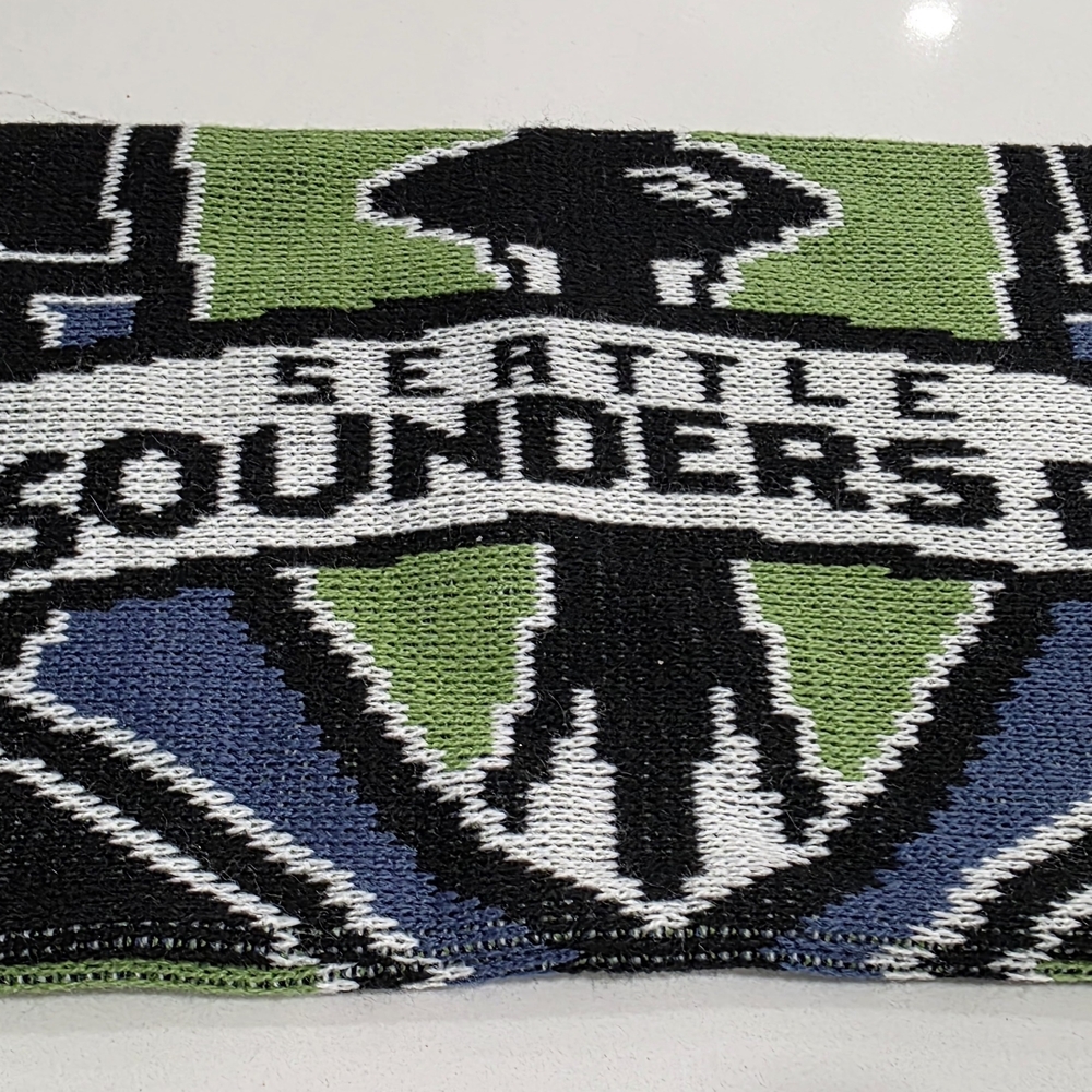 Scarf - Green, Blue, Black